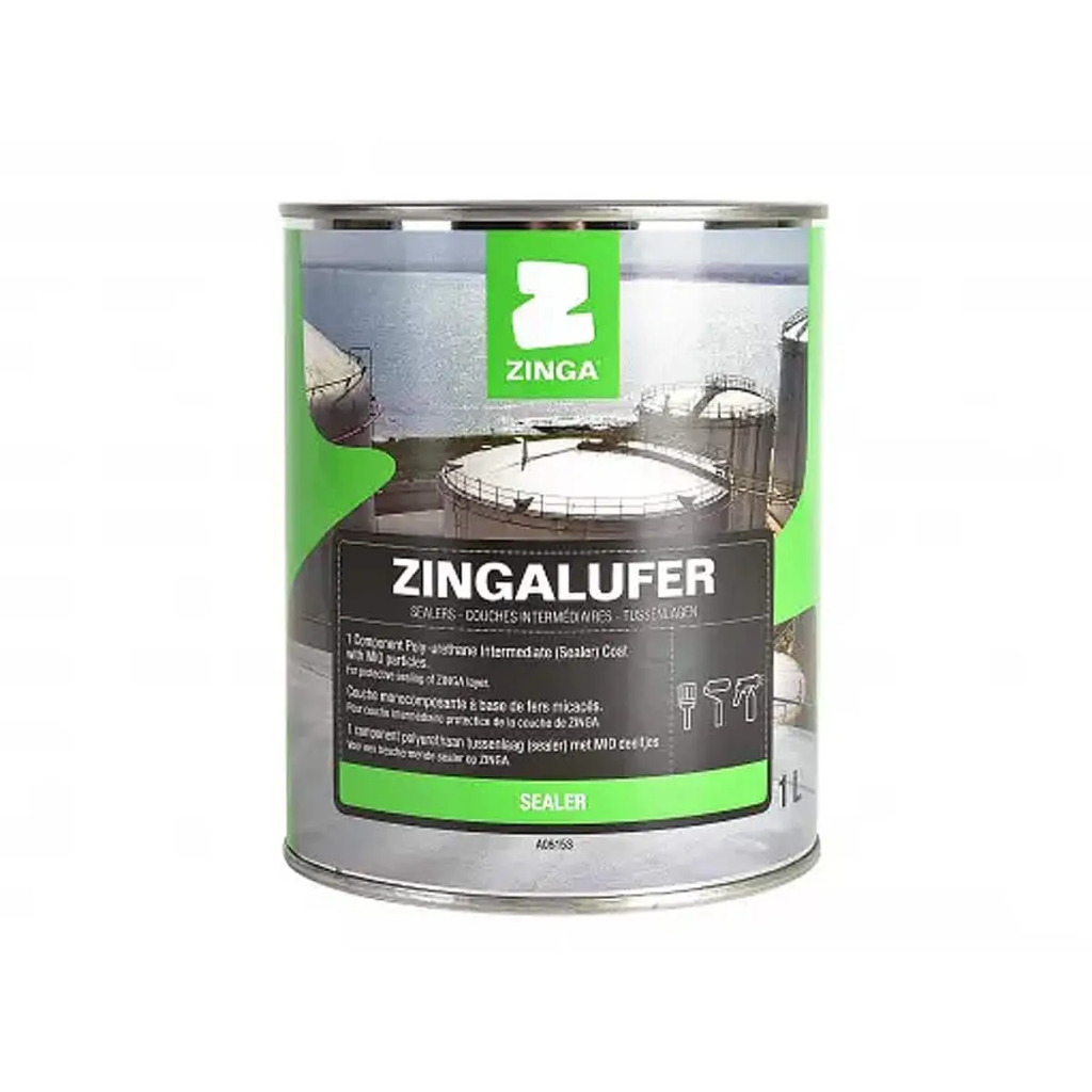 ZINGALUFER PU-COATING 1L GRIJS REF:HLIB -ALUN -1L -GREY ZINGA