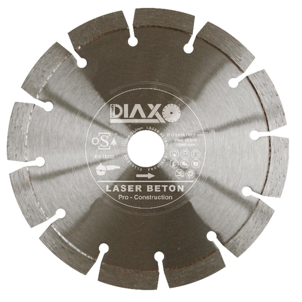 LASER BETON 125X22.2MM PRO CONSTRUCTION DX 250125