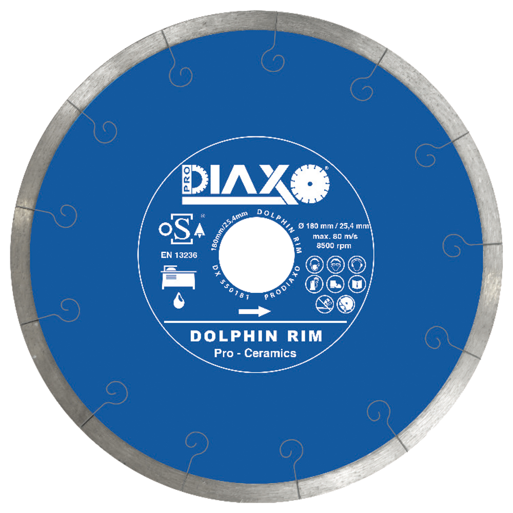DOLPHIN RIM 125X22.2MM PRO CERAMICS REF:DX 550125 PRODIAXO