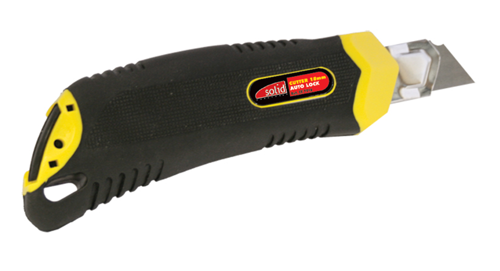 CUTTER 18MM METALEN GELEIDER AUTO-LOCK REF:ZE 7918 SOLID