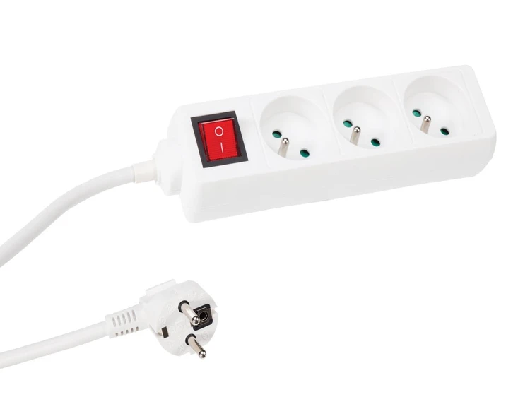 CONTACTDOOS 3 STOPCONTEN + SCHAKELAAR EB3S PEREL