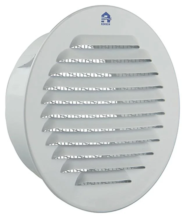 RONDE SCHOEPENROOSTER 435R Ø115 RAL 9010 REF:17462 RENSON