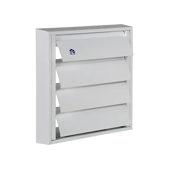 LAMELLENROOSTER ALU WIT 173X173MM REF:9070 RENSON