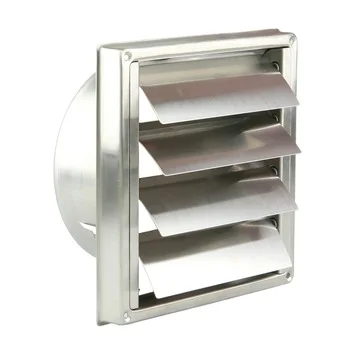 DAMPKAPROOSTER INBOUW 633 Ø125 INOX REF:9818 RENSON