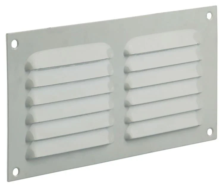 SKIN SCHOEPENROOSTER PLAT ALU WIT 200X100MM REF:16255 RENSON