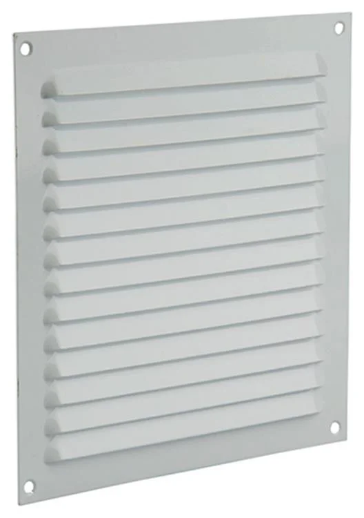 SKIN SCHOEPENROOSTER PLAT ALU WIT 200X200MM REF:8332 RENSON