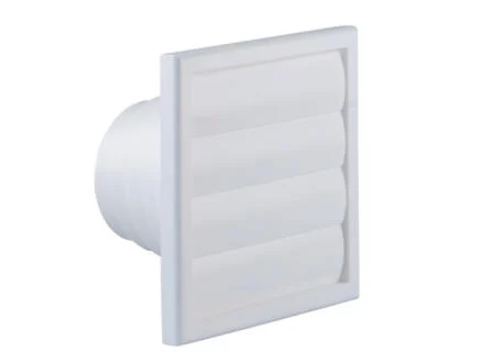 DAMPKAPROOSTER 4 KLEP 742 Ø100-130 PVC RAL 9010 AR REF:8356 RENSON
