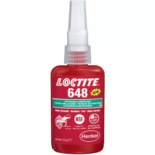 CILINDRISCHE BEVESTIGINGSLIJM LOCTITE 648 (50ML) REF:A0630711
