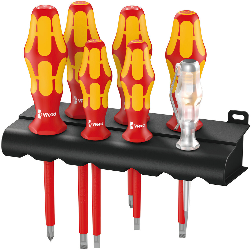 SCHROEVENDRAAIERSET 160I/7 KF 7ST REF:6147 WERA