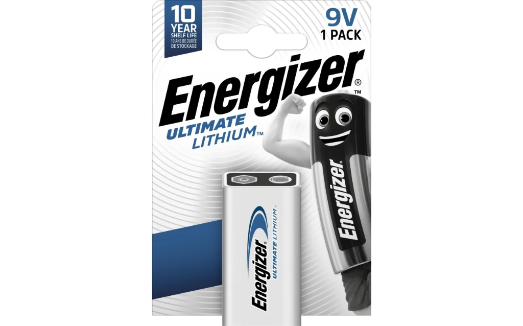 1 BATTERIJ LITHIUM 9V 1/L522 ENERGIZER