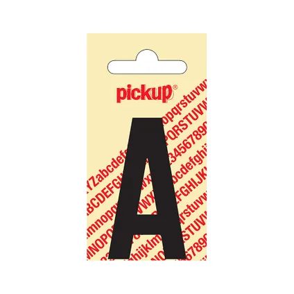 LETTER 'A' 60MM ZELFKLEVEND ZWART 31002060A PICKUP