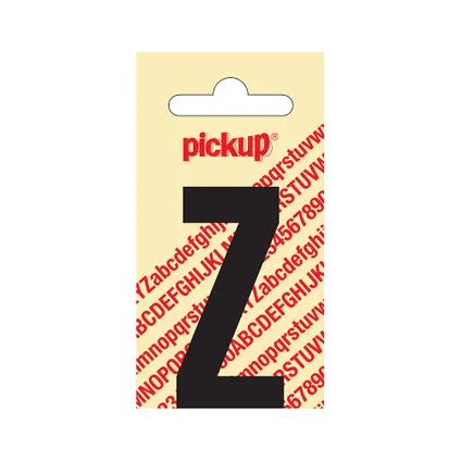 LETTER 'Z' 60MM ZELFKLEVEND ZWART 31002060Z PICKUP