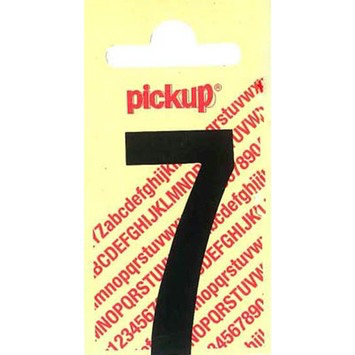 CIJFER '7' 60MM ZELFKLEVEND ZWART 310020607 PICKUP