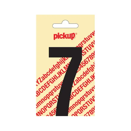 CIJFER '7' 90MM ZELFKLEVEND ZWART 310020907 PICKUP