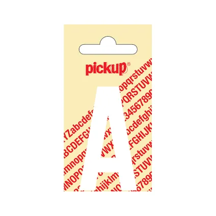 LETTER 'A' 60MM ZELFKLEVEND WIT 31012060A PICKUP