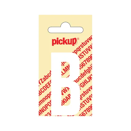 LETTER 'B' 60MM ZELFKLEVEND WIT 31012060B PICKUP
