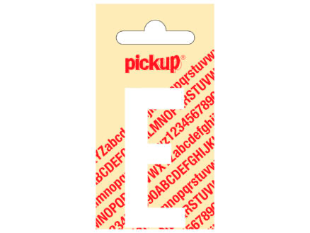 LETTER 'E' 60MM ZELFKLEVEND WIT 31012060E PICKUP