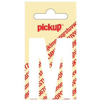 LETTER 'M' 60MM ZELFKLEVEND WIT 31012060M PICKUP