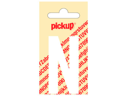 LETTER 'N' 60MM ZELFKLEVEND WIT 31012060N PICKUP