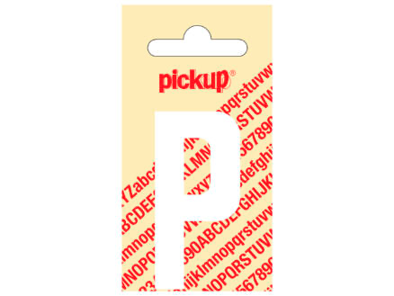 LETTER 'P' 60MM ZELFKLEVEND WIT 31012060P PICKUP