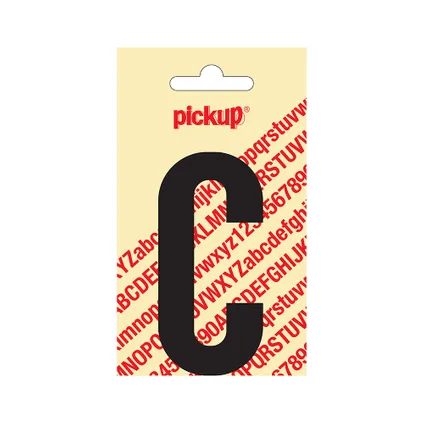 LETTER 'C' 90MM ZELFKLEVEND ZWART 31002090C PICKUP