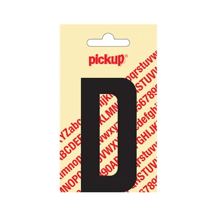 LETTER 'D' 90MM ZELFKLEVEND ZWART 31002090D PICKUP