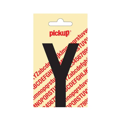 LETTER "Y" 90MM ZELFKLEVEND ZWART 31002090Y PICKUP