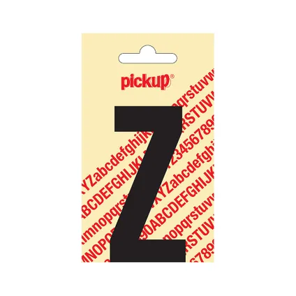 LETTER 'Z' 90MM ZELFKLEVEND ZWART 31002090Z PICKUP