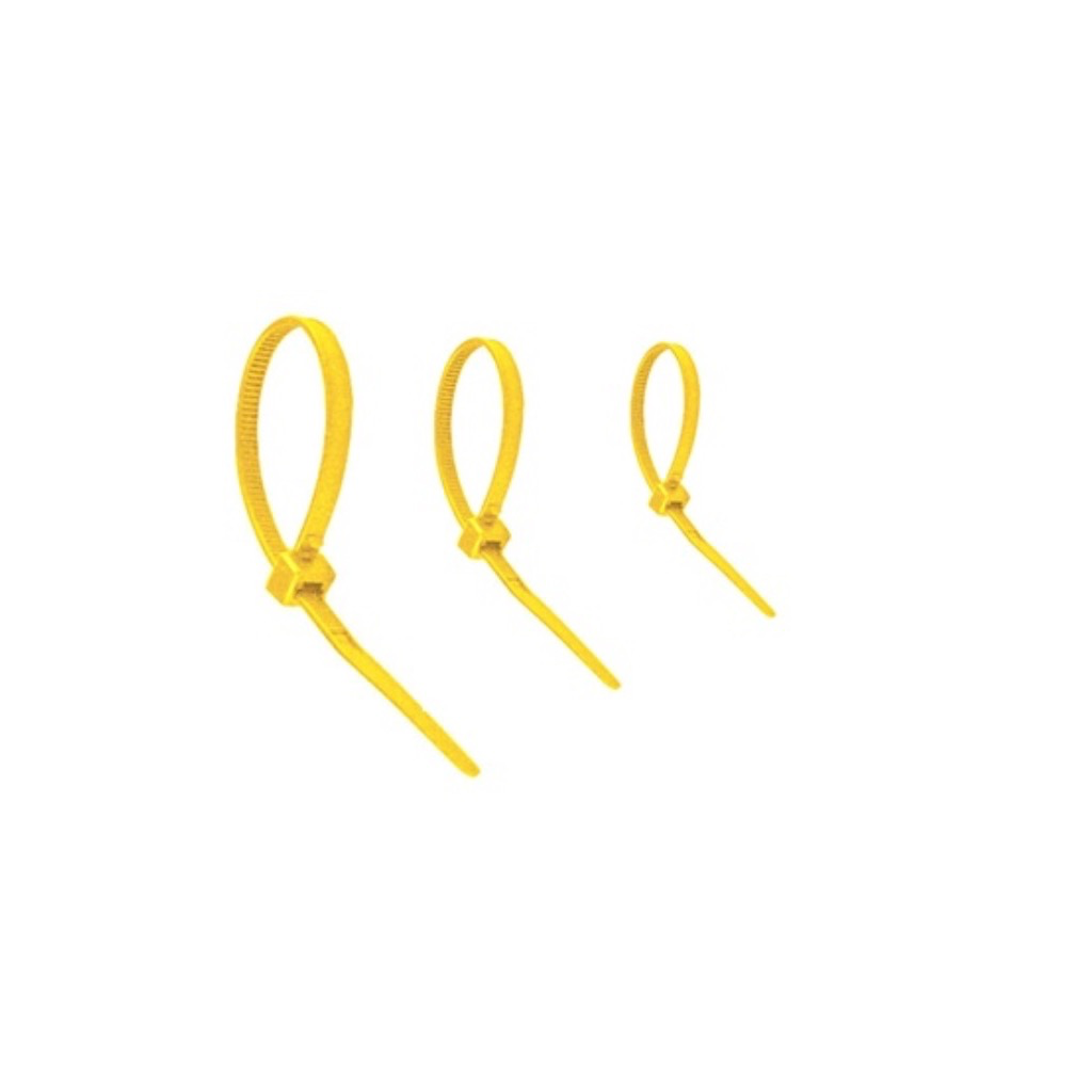 KABELBINDER 6.6 NYLON 4.80X300 GEEL 100ST REF:BKGERWT-0480300-0100 WEDI