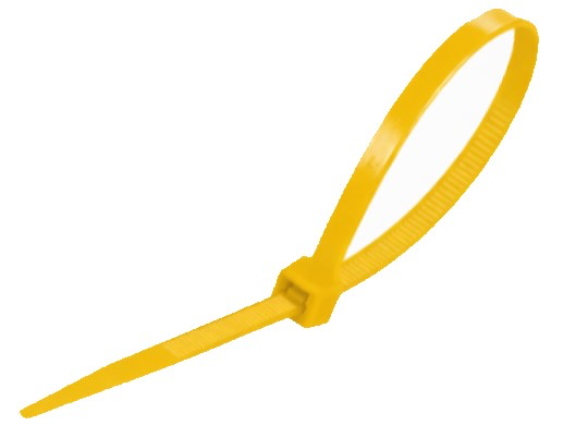 KABELBINDER 6.6 NYLON 4.80X300 GEEL 100ST REF:BKGERWT-0480300-0100 WEDI