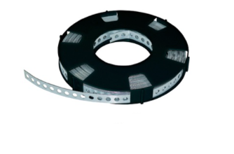 VERZINKT BANDIJZER GEPERF. RECHTE BAND 0.7MM 12MM 10M REF:MCVRRWT-EP07012-010M WEDI