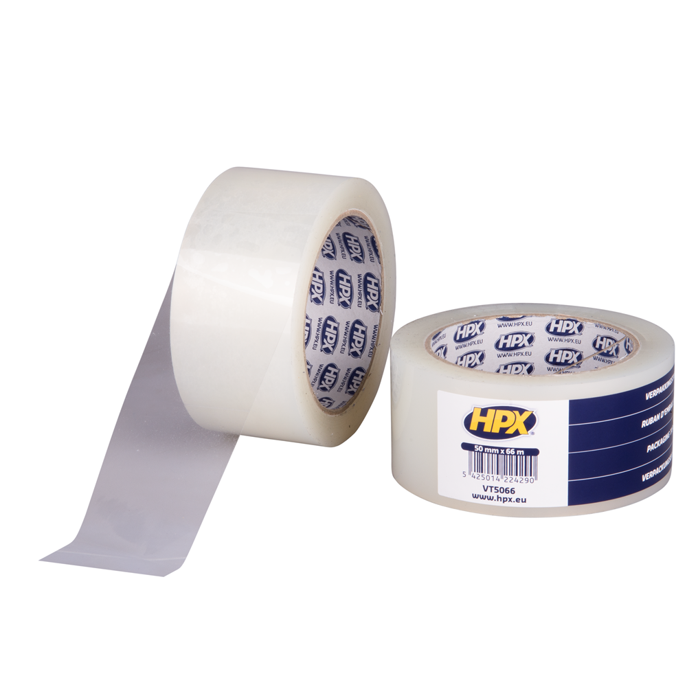 VT5066 Verpakkingstape - transparant 50mm x 66m