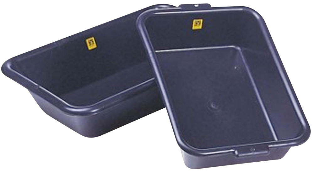 MORTELBAK RECHTHOEKIG PE 25 L ZWART RM 342250 MOND