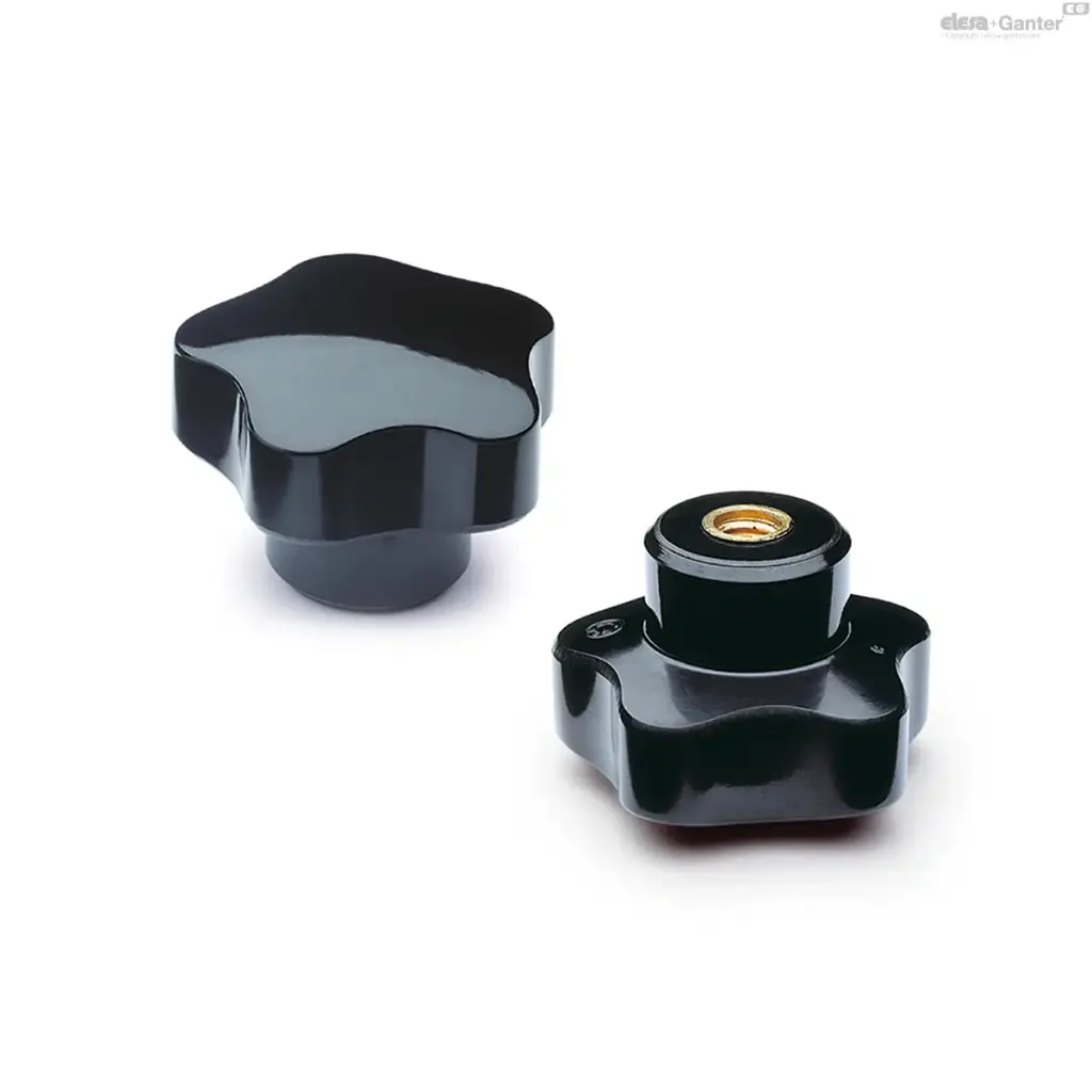 VC.192-BK NOPPEN MESSING NAAF, GLAD OF DRAADBUS (VC.192/30 P-M6X35) REF:A002005 ELESA