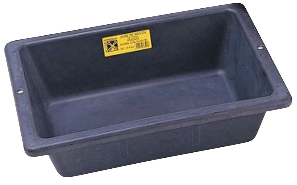 MORTELBAK RECHTHOEKIG RUBBER PROCHOK 12 L ZWART RM