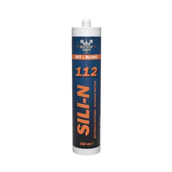 UNIVERSELE SILICONE 112 NEUTRAAL WIT 310ML REF:170075 MASTERTON