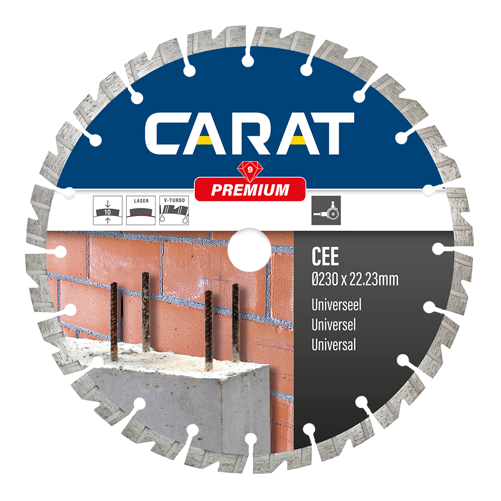 SCHIJF UNI-STAND. 230x22.2MM REF:CEE230301F CARAT
