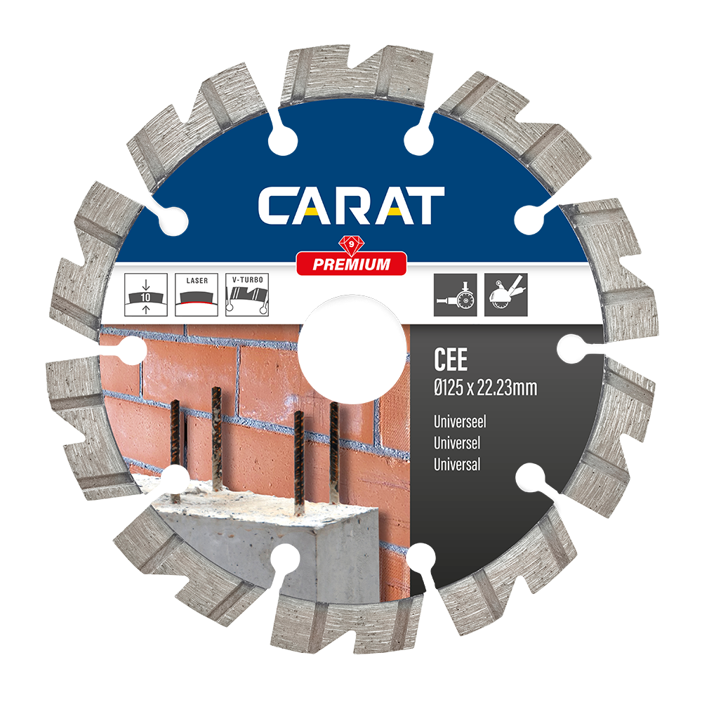 CARAT L. UNI-ECO 125x22.2MM REF:CEE125301F CARAT