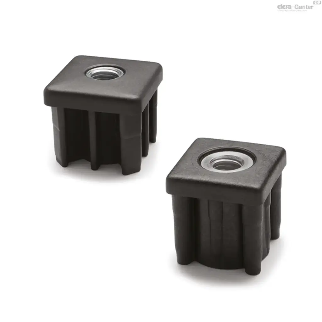 DOPPEN MET VIERKANT UITEINDE VOOR BUIZEN DX.Q-25X1.5-M10 REF:A004065 ELESA