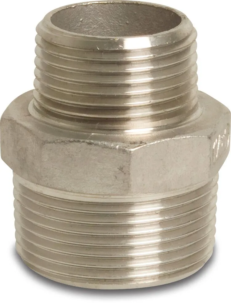 VERLOOPNIPPEL NR 245 RVS 1'' X 3/4'' BU/BU REF:0080121 BOSTA