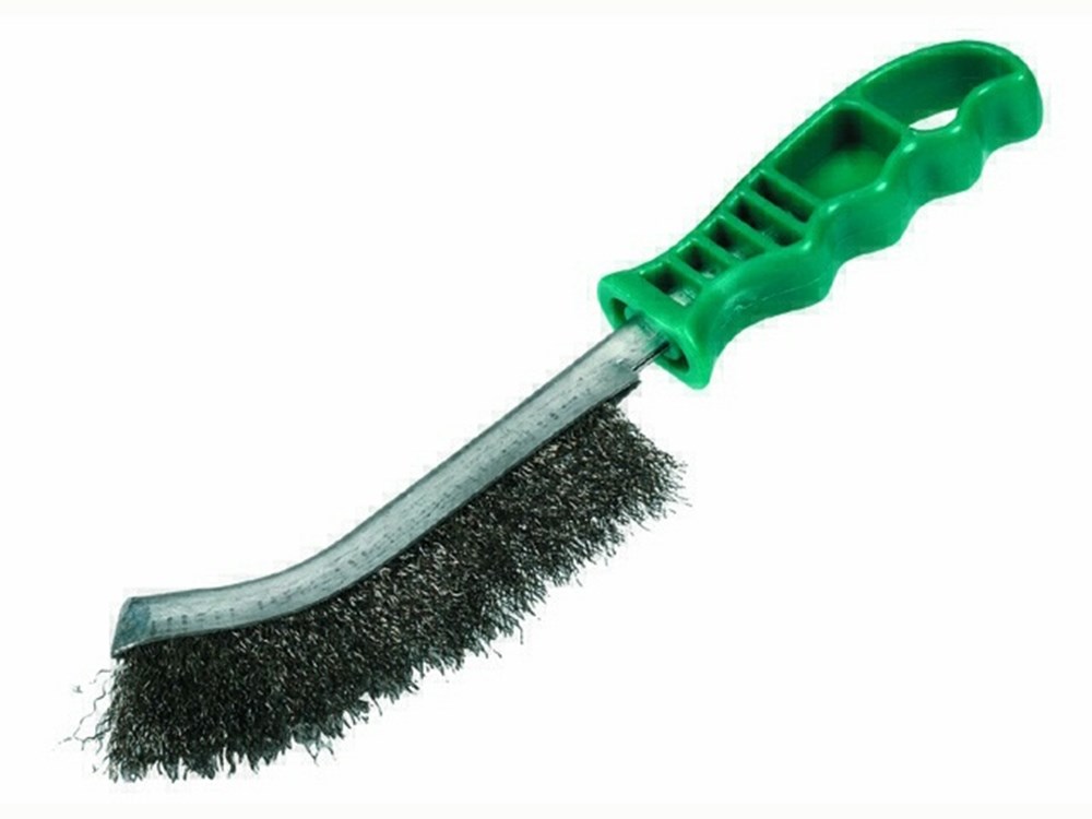HANDBORSTEL UNIVERSEEL GROEN RVS IR139007