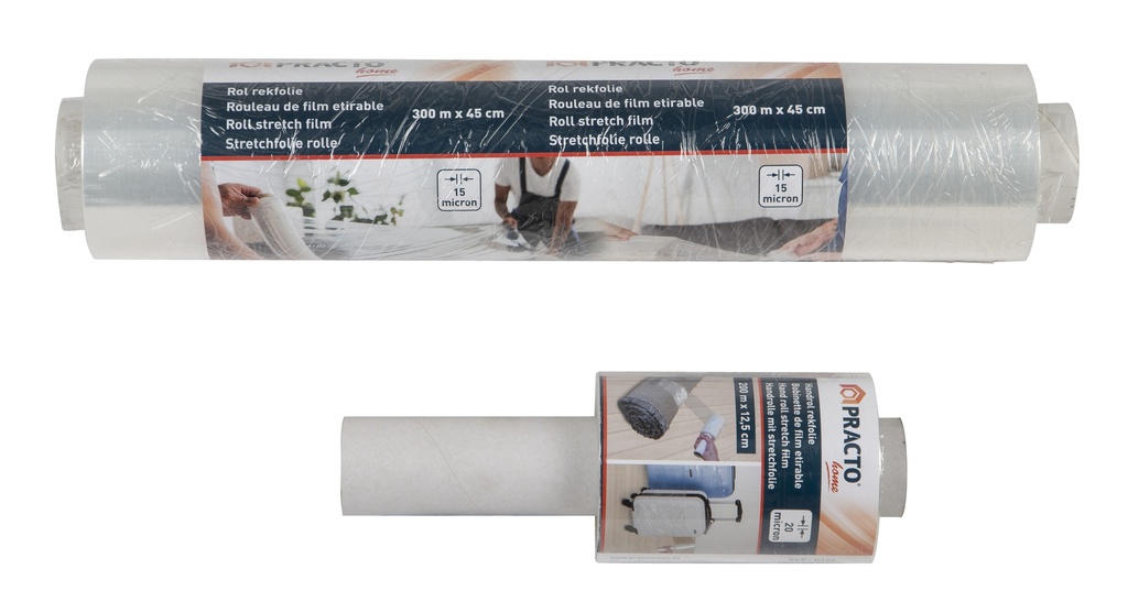 HANDROL REKFOLIE BREEDTE 12.5cm x 200m x 20micron REF:O120