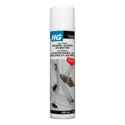 HGX TEGEN VLIEGEN MUGGEN, VLIEGEN, WESPEN & MOTTEN 400ML REF:664040103