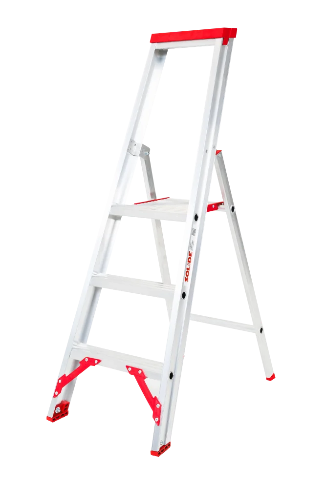 PROFESSIONELE TRAPLADDER ECOPRO PTE MET 3 TREDEN REF:PTE03 SOLIDE