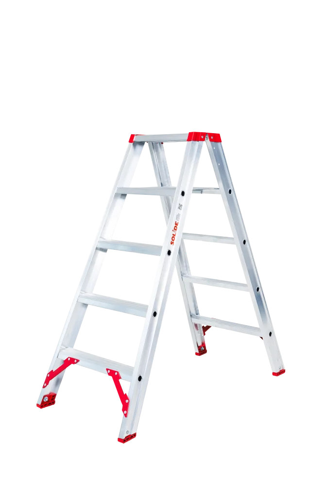 DUBBELE TRAPLADDER ECOPRO DTE 2X5 TREDEN REF:DTE05 SOLIDE