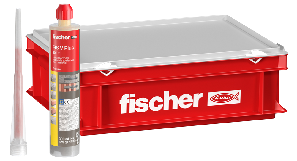 FIS V PLUS 300 T HWK K (BOX 10 KOKERS) INJECTIEMORTEL REF:563283 FISCHER