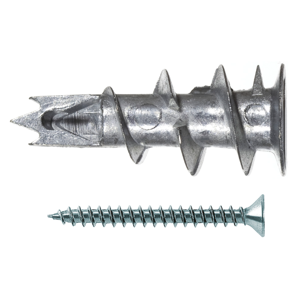 GKMS 27 METALEN GIPSPLAATPLUG MET SCHROEF (100 STUKS) REF:40434 FISCHER