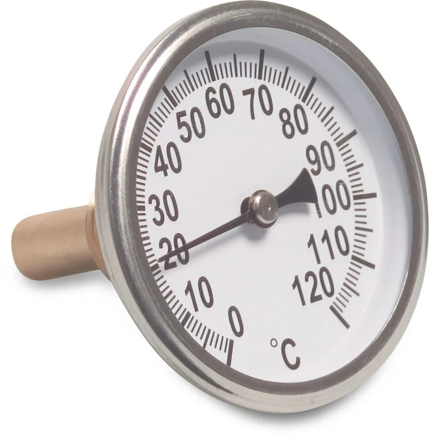 BIMETAAL WIJZERTHERMOMETER VOOR C.V. REF:0801563 BOSTA