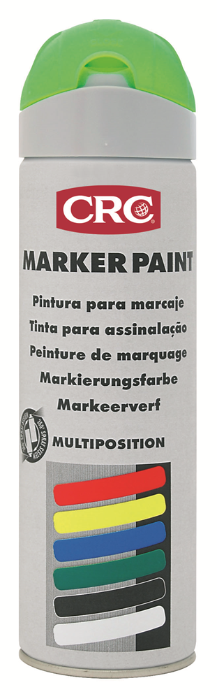 CRC MARKER PAINT GREEN FLUOR SPRAY 500ML 2060620_SP500 REF:328229
