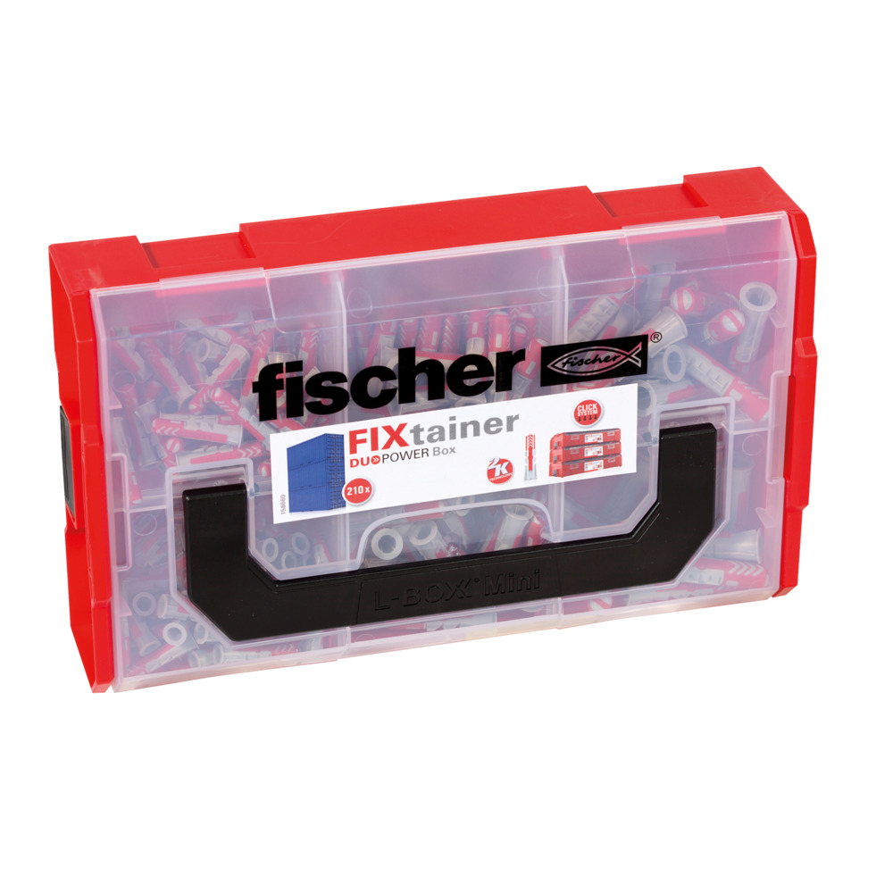 FIXTAINER DUOPOWER (ASSORTIMENT 210 STUKS) REF:536161 FISCHER